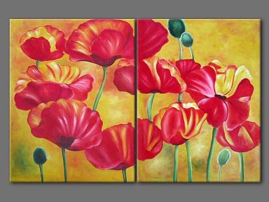 Dafen Oil Painting on canvas flower -set196